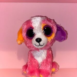 Ty Beanie Boos - PRECIOUS the Pink Dog (6" Plush Retired)